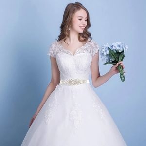 Wedding Bridal Belt Sash Rhinestone